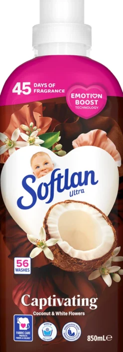 Softlan Sköljmedel Fresh Cotton White Flowers