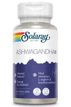 Solaray Ashwagandha+ 60 kapslar