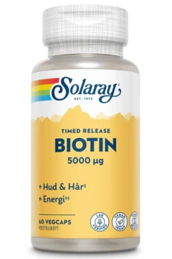 Solaray Biotin 60 kapslar