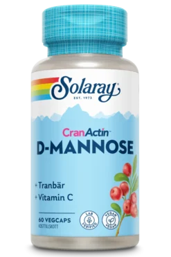 Solaray D-Mannose & CranActin 60 kapslar