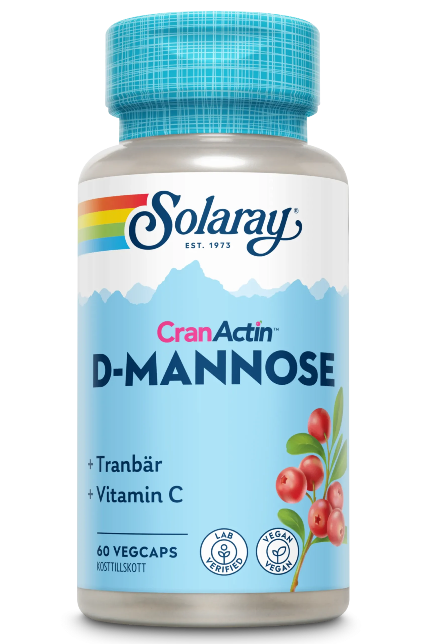 Solaray D-Mannose & CranActin 60 kapslar