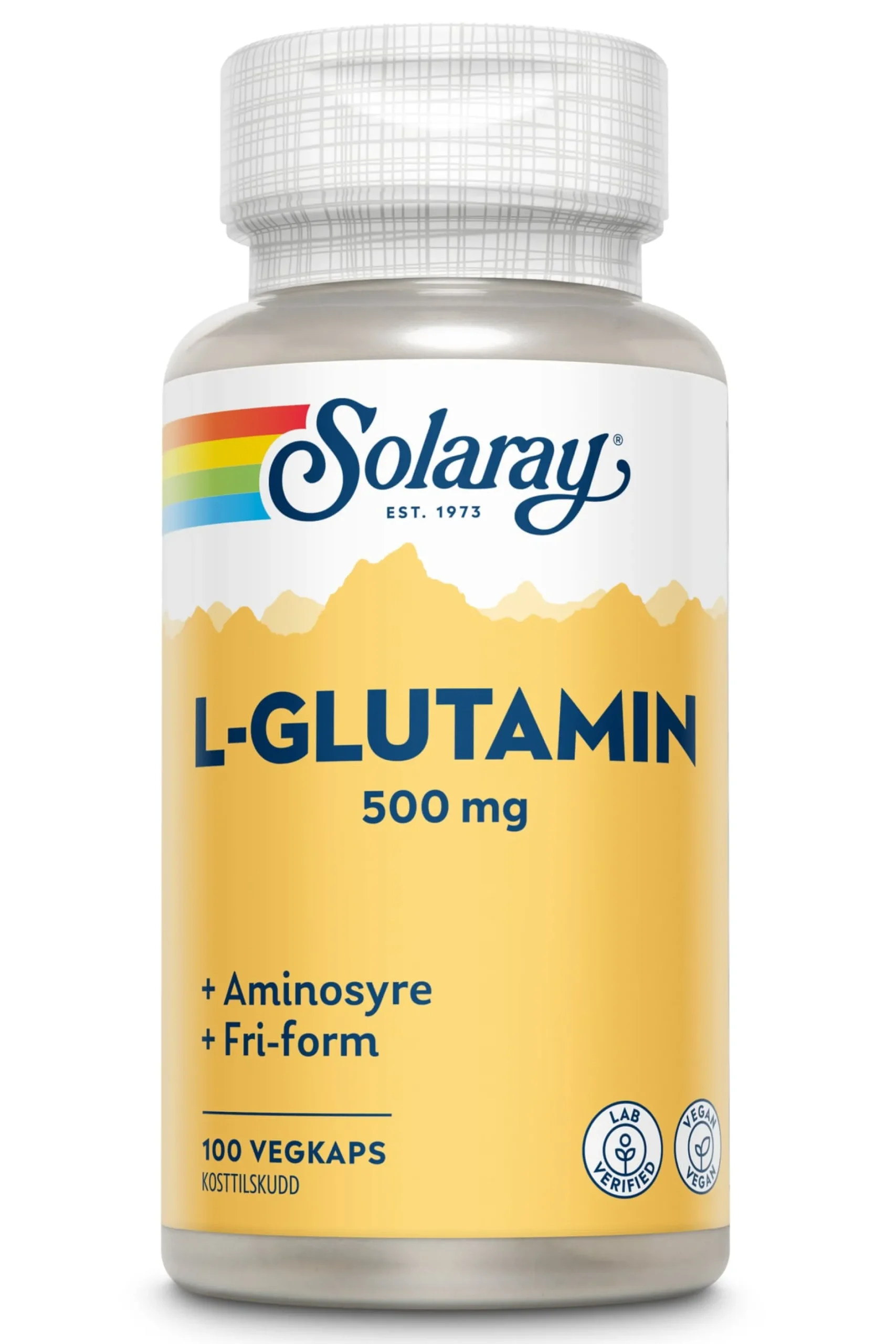 Solaray L-Glutamin 100 kapslar