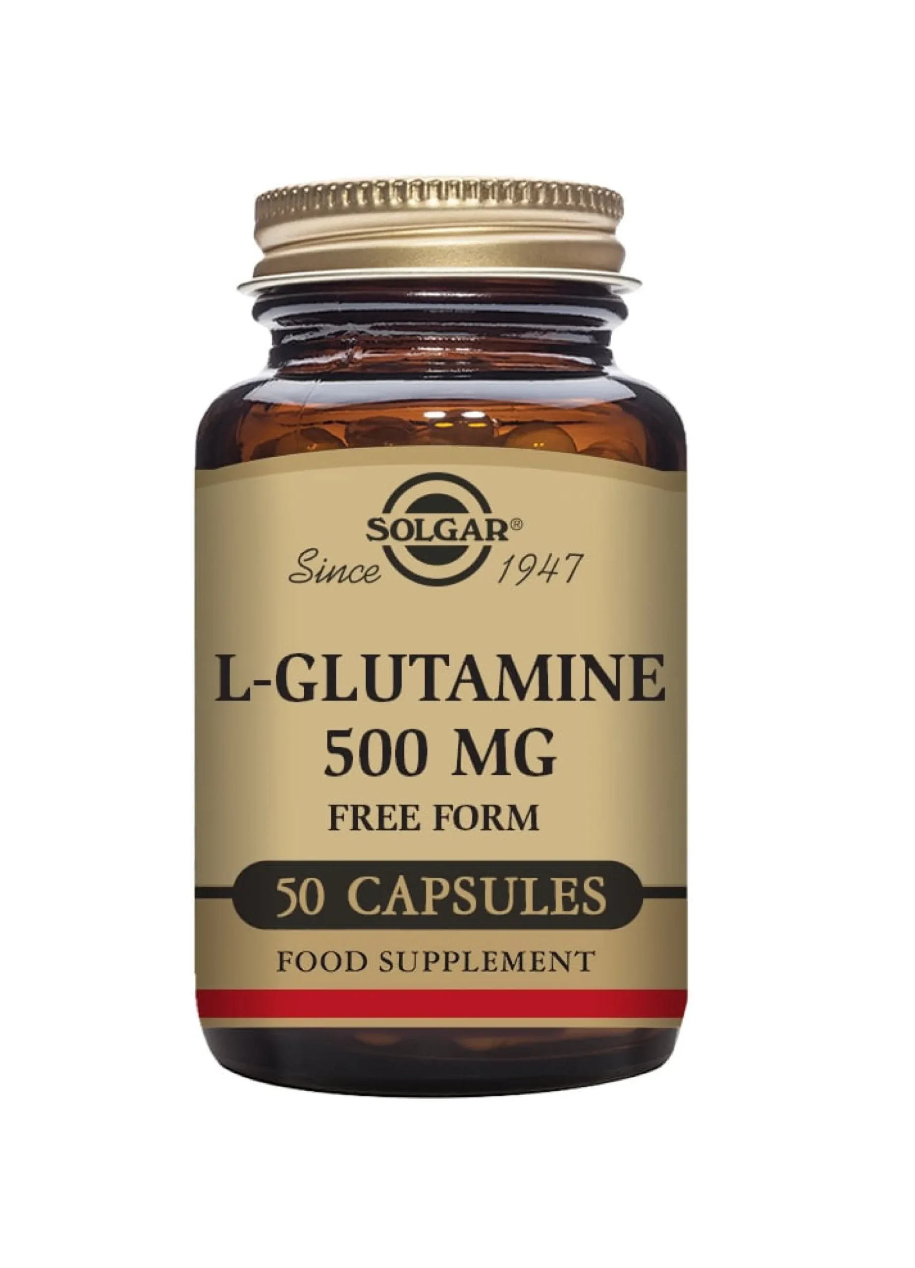 Solgar L-Glutamine 500 mg 50 kapslar