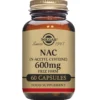 Solgar NAC 600 mg (N-Acetyl L-Cysteine) 60 kapslar