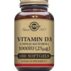 SolgarVitamin D3 25 ug Kolekalciferol 100 kapslar