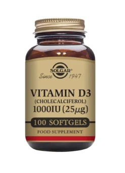 SolgarVitamin D3 25 ug Kolekalciferol 100 kapslar