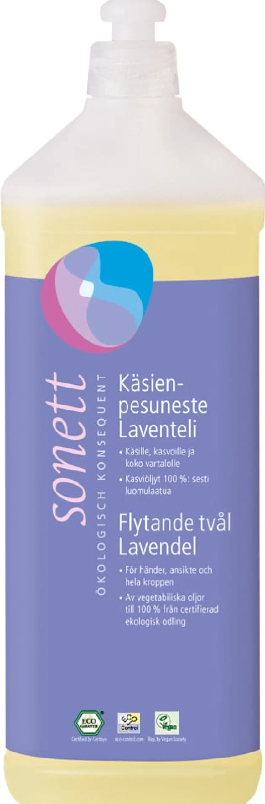 Sonett Flytande Tvål Lavendel EKO 1 liter