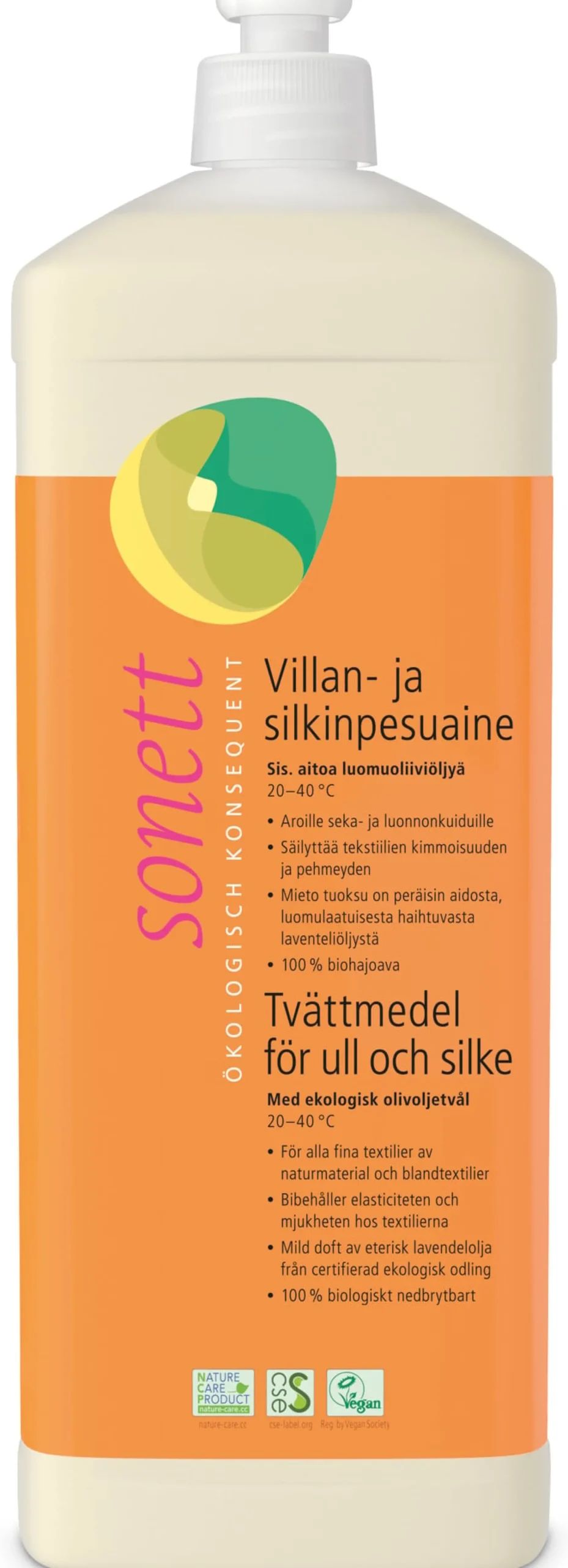 Sonett Flytande Tvättmedel Ull & Silke 1liter