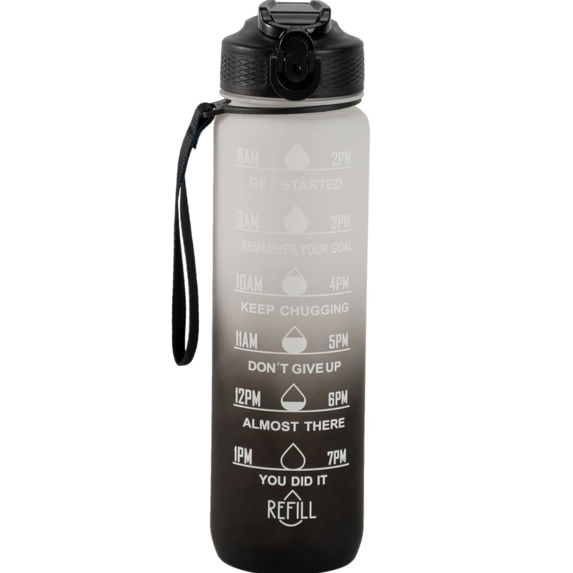 Sthlm Hydra Bottle Black & White 1 liter