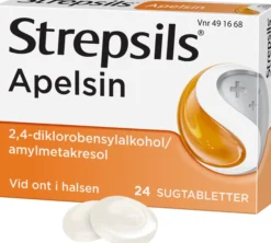 Strepsils Apelsin 24 sugtabletter