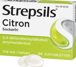 Strepsils Citron 24 sugtabletter