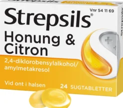 Strepsils Honung & Citron 24 sugtabletter