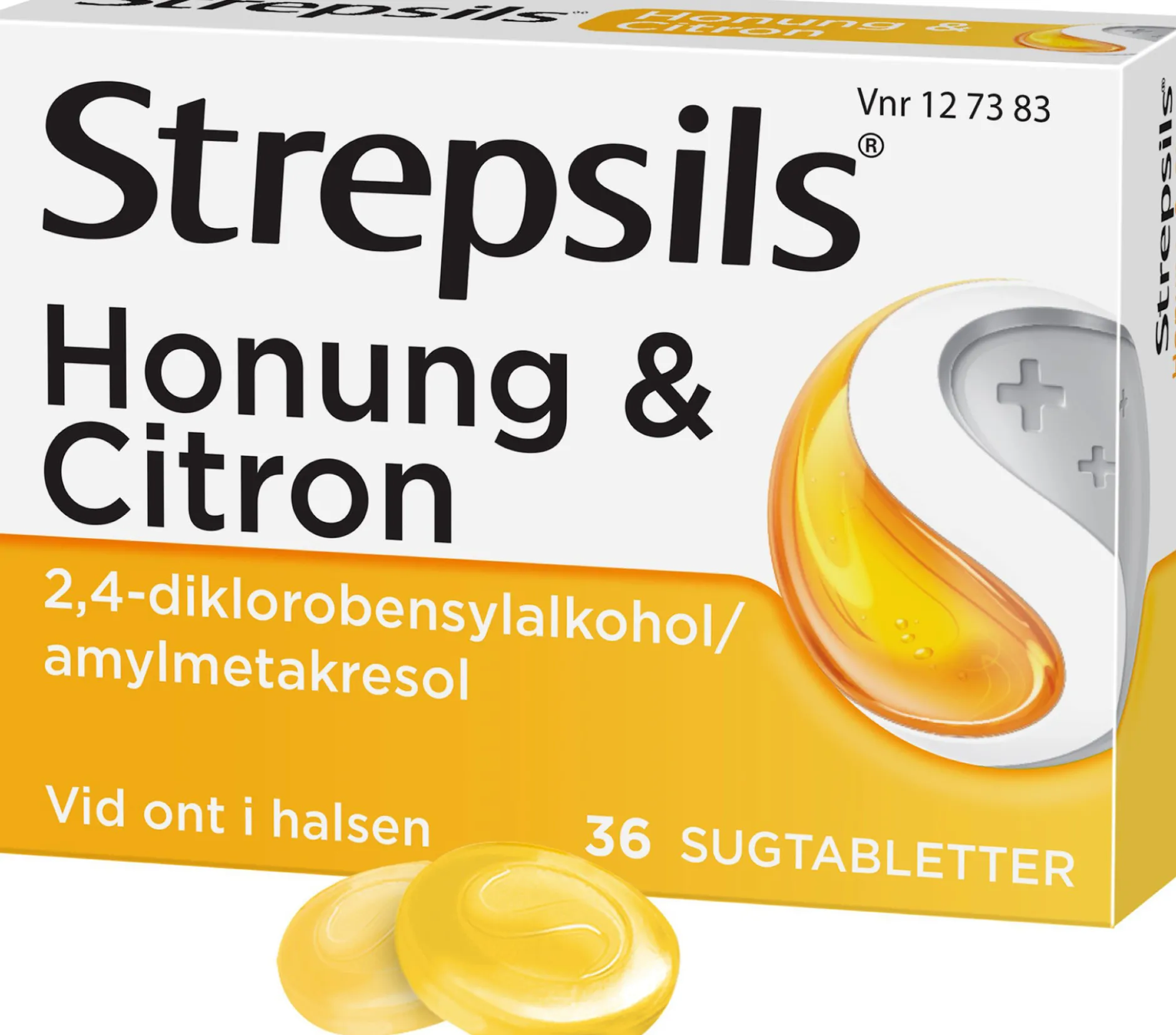 Strepsils Honung & Citron 36 sugtabletter
