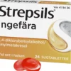 Strepsils Ingefära 24 sugtabletter