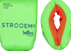 Strooem Softies Foam Swim Armbands Lime/Orange 2-6år 15-30 kg