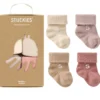 Stuckies Strumpor för nyfödd Blossom 4-pack