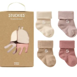 Stuckies Strumpor för nyfödd Blossom 4-pack