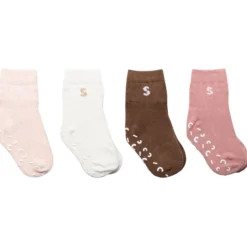 Stuckies Strumpor i bomull Rosie 22/24 Anti-Slip 4-pack