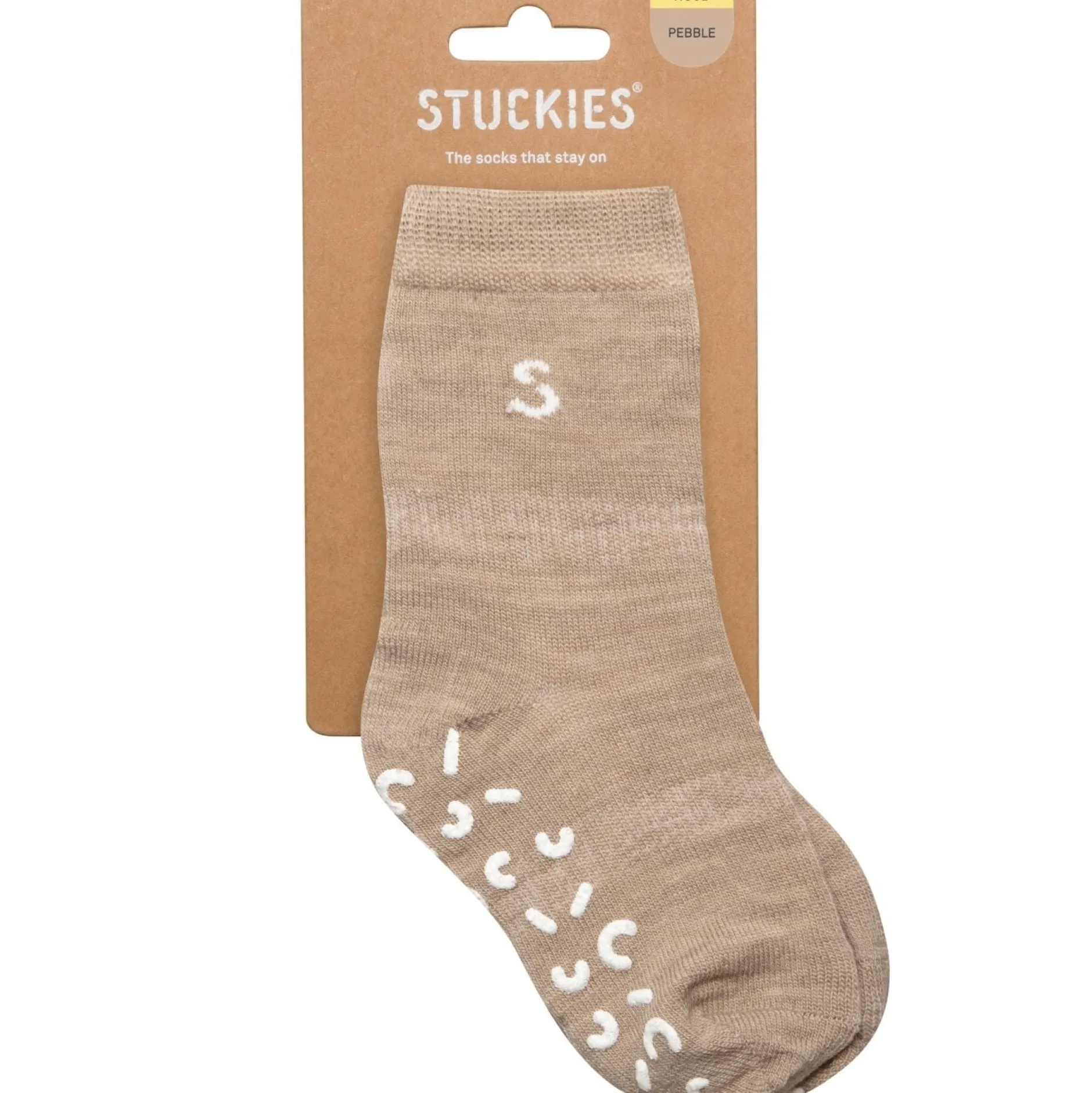 Stuckies Ullstrumpor Pebble 16/18 Anti-Slip 1-pack