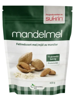 Sukrin Mandelmjöl fettreducerat 400 g