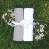 SUMMERVILLE Organic Muslinfilt GOTS Grå 2-pack