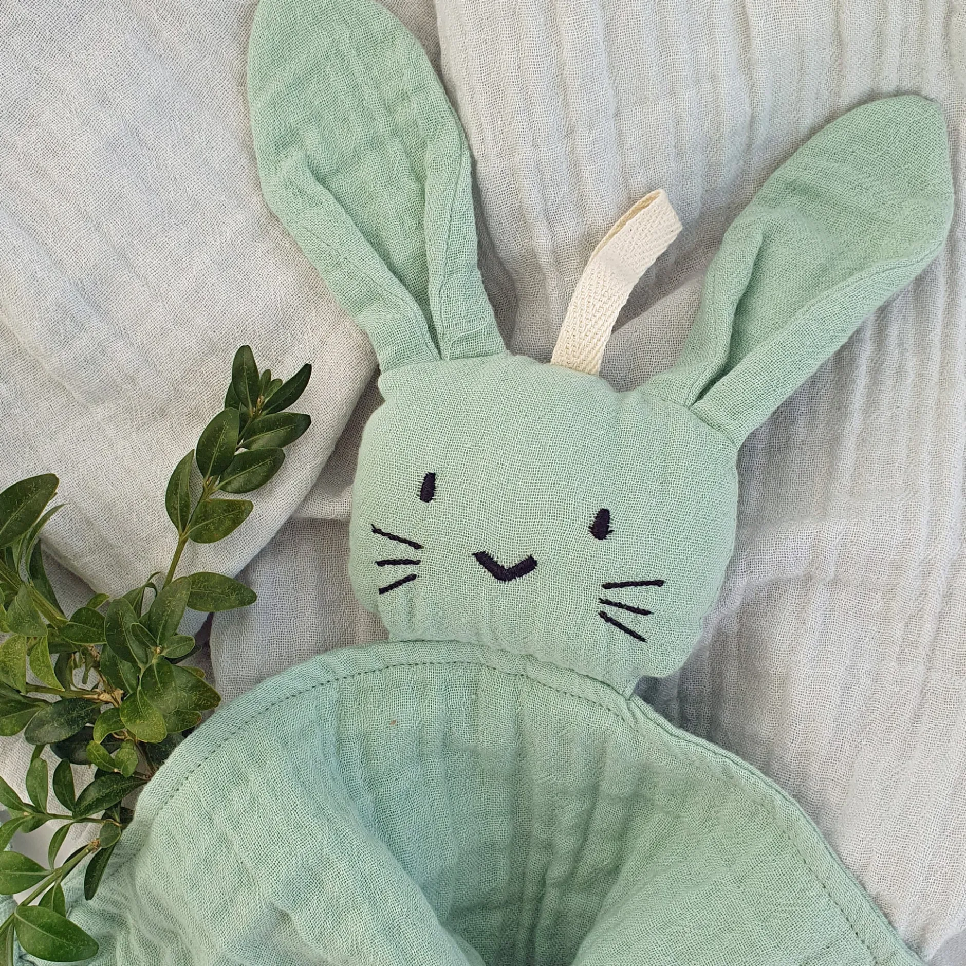 Summerville Snuttefilt Kanin Cameo Green