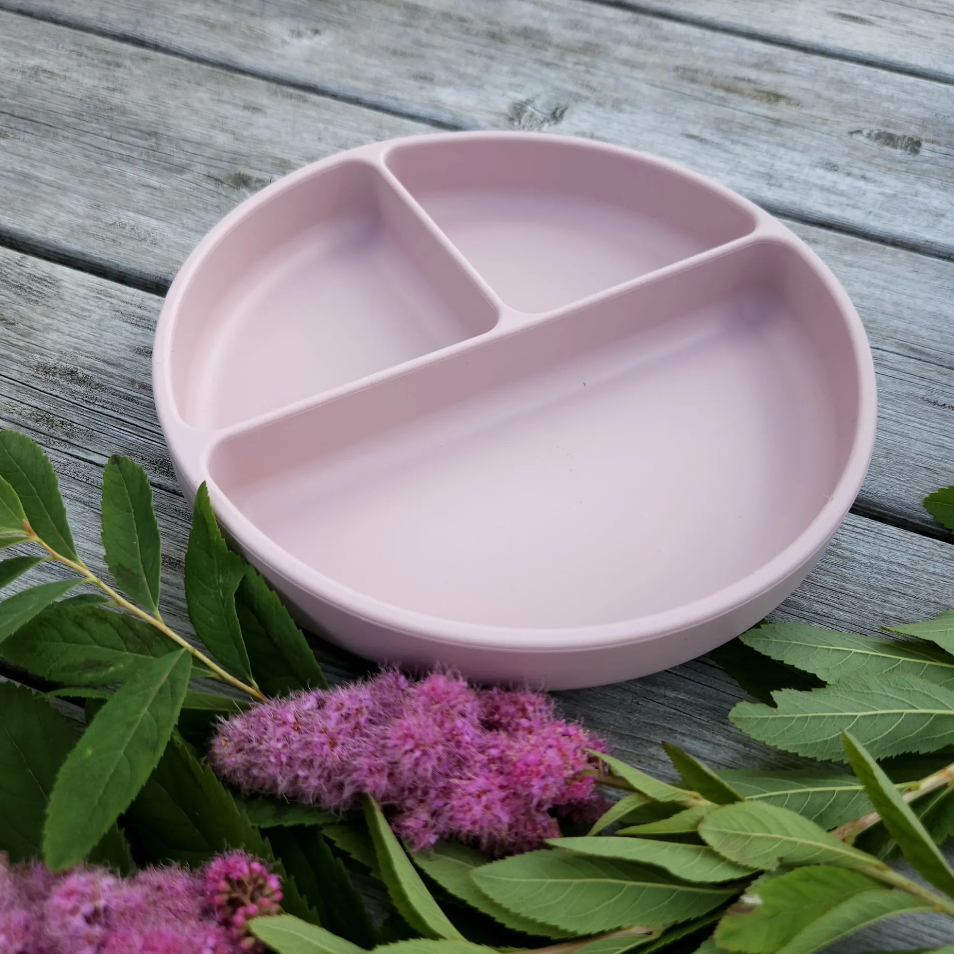 Summerville Tallrik Delad Silikon Pale Mauve