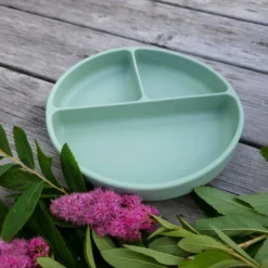 Summerville Tallrik Delad Silikon Cameo Green