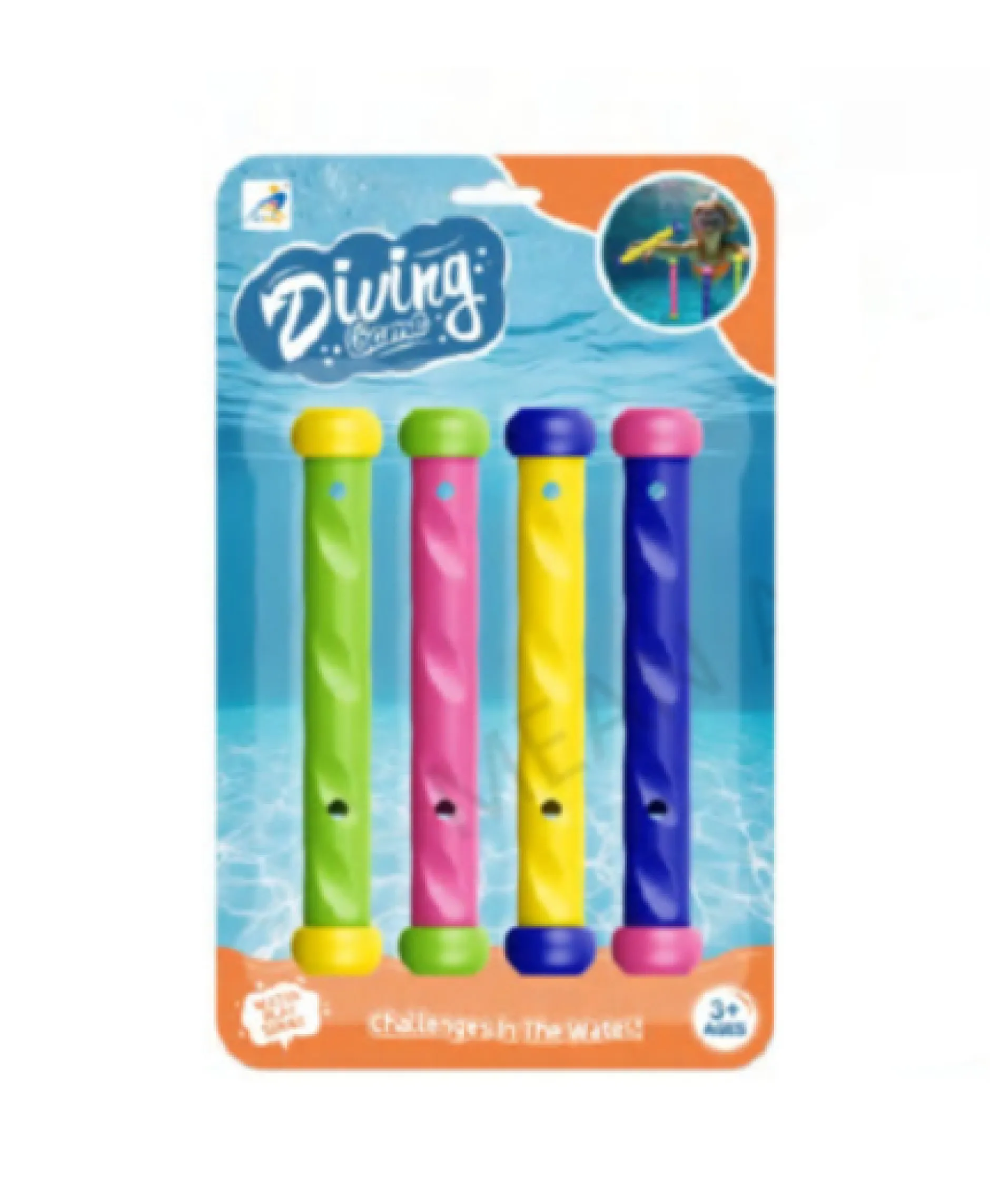 Suntoy Sim- Och Dykleksak Pinnar 4 st