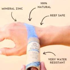 Suntribe All Natural Sport Zinc Stick SPF50 Ocean Blue 30g