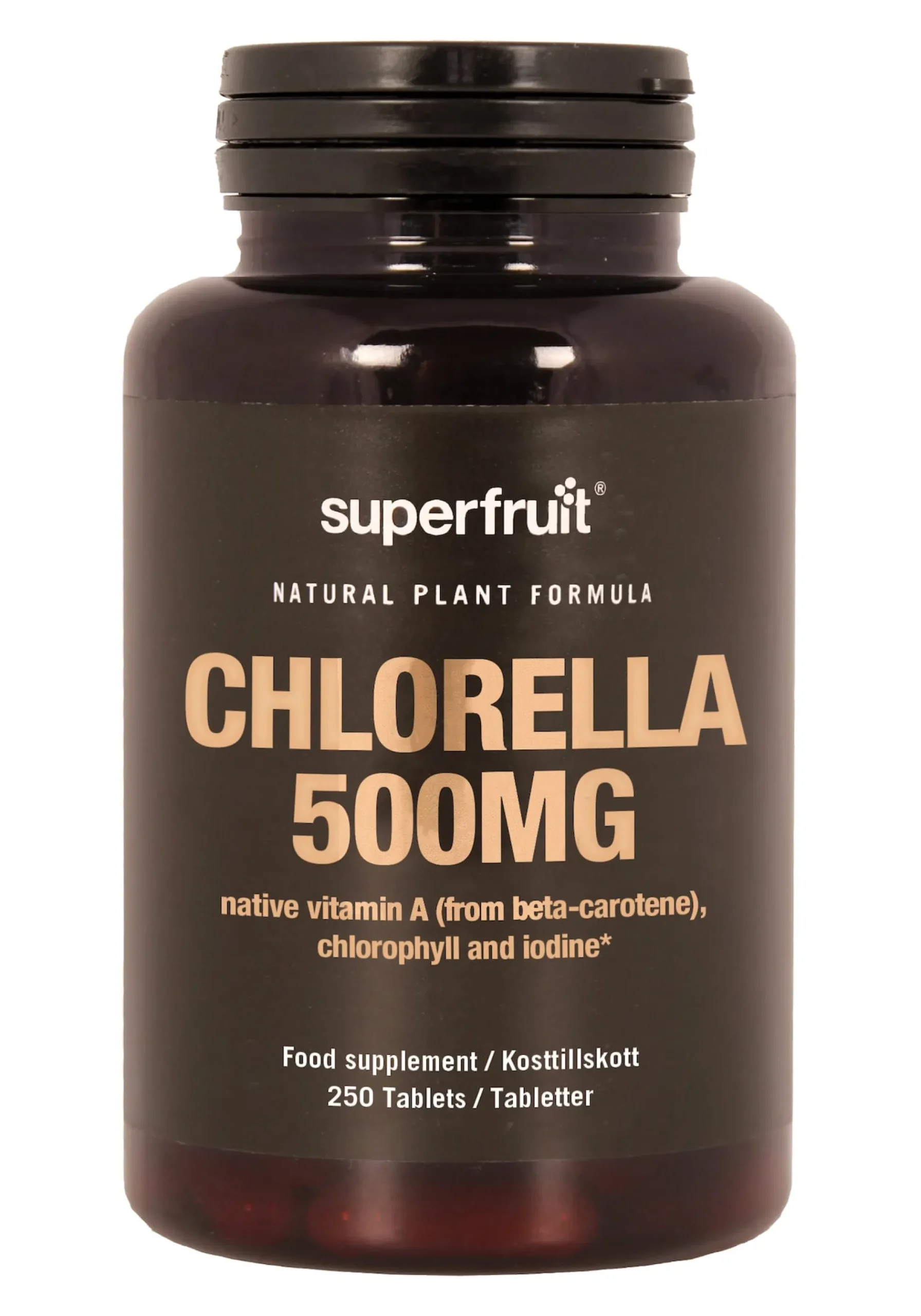 Superfruit Chlorella 500 mg 250 tabletter