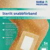 Svea Medicare 100% Vattentätt Sterilt Snabbförband 10 x 10 cm 5 st