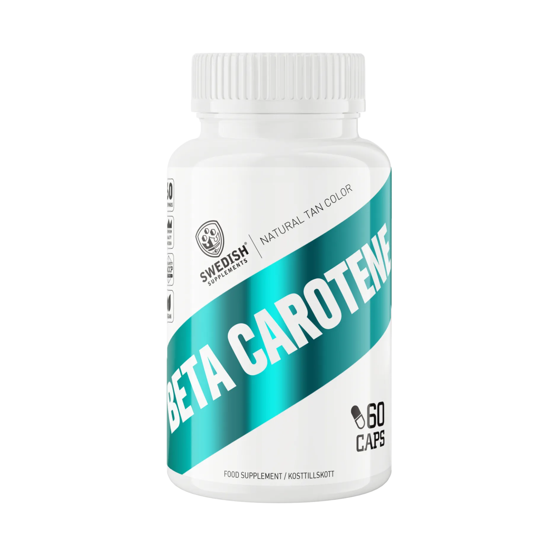 Swedish Supplements Beta Caroten 60 kapslar