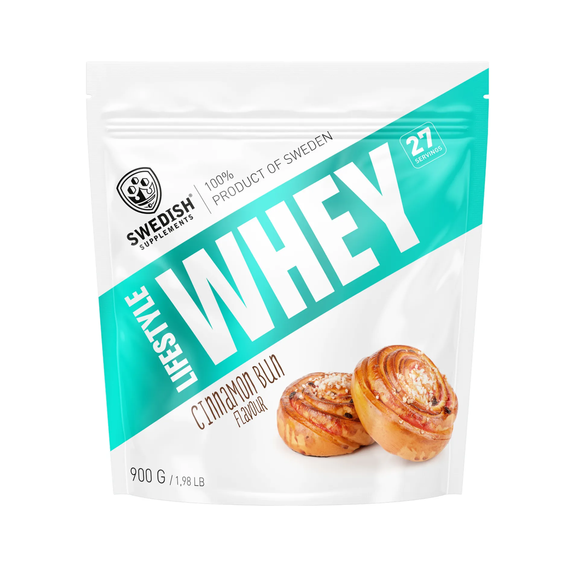 Swedish Supplements Lifestyle Whey Cinnamon Bun 900 g