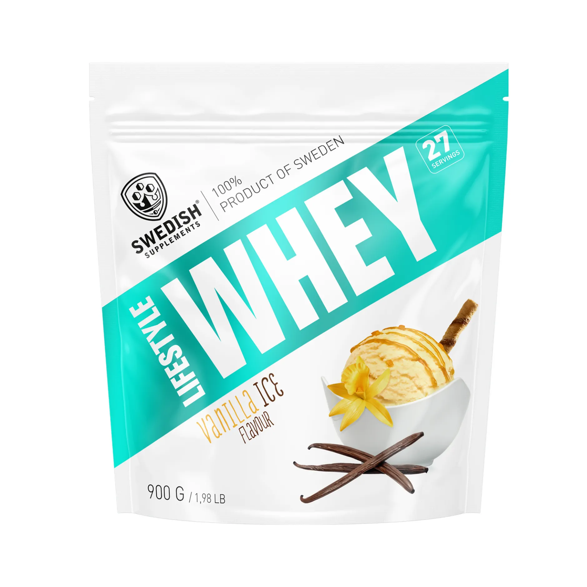 Swedish Supplements Lifestyle Whey Vanilla Ice 900 g
