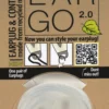 SwedSafe Eargo 2.0 Ear Plugs & Container Medium/Large 1 par