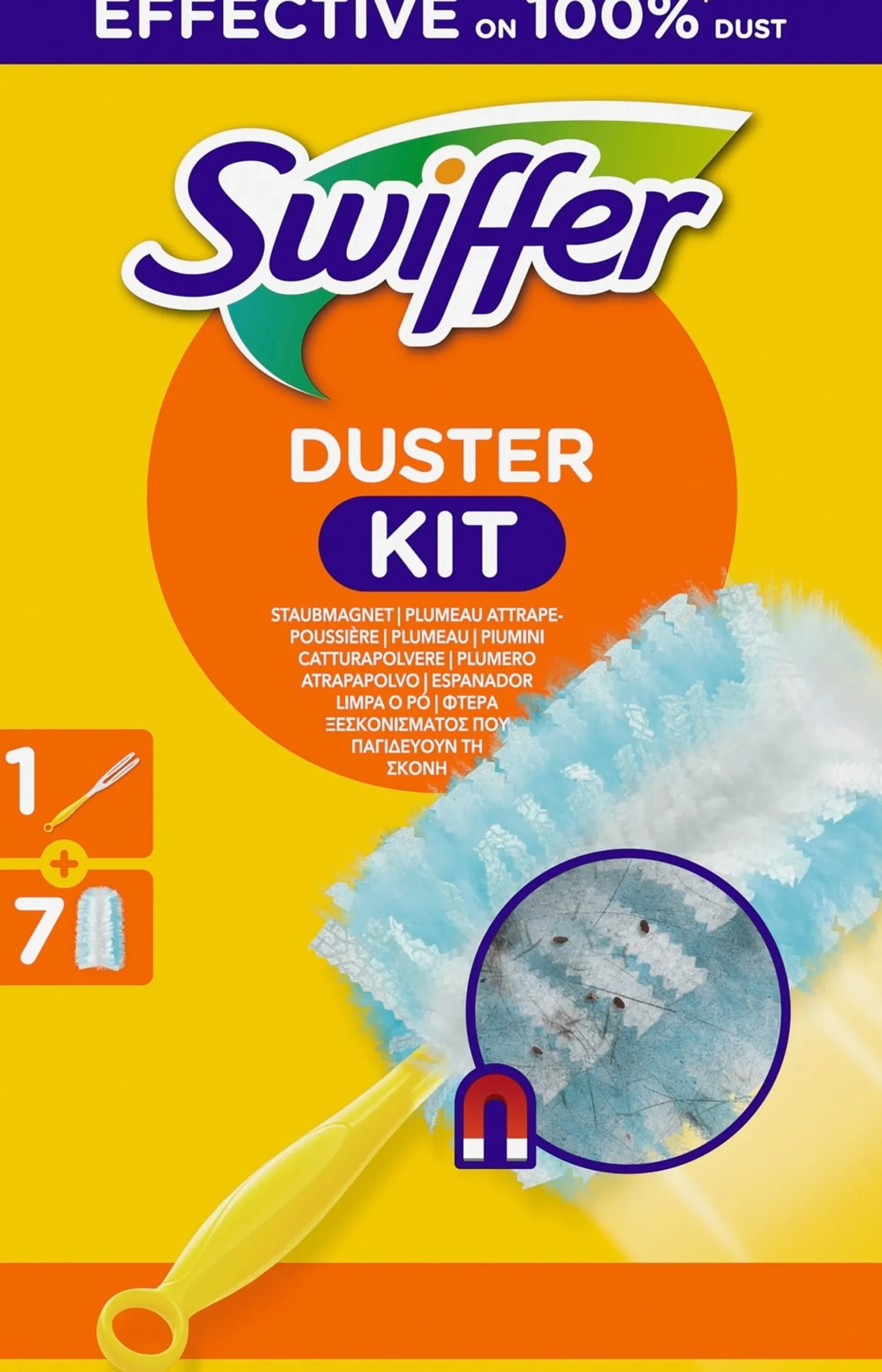Swiffer Duster Kit 1 handtag + 7 dammvippa refiller