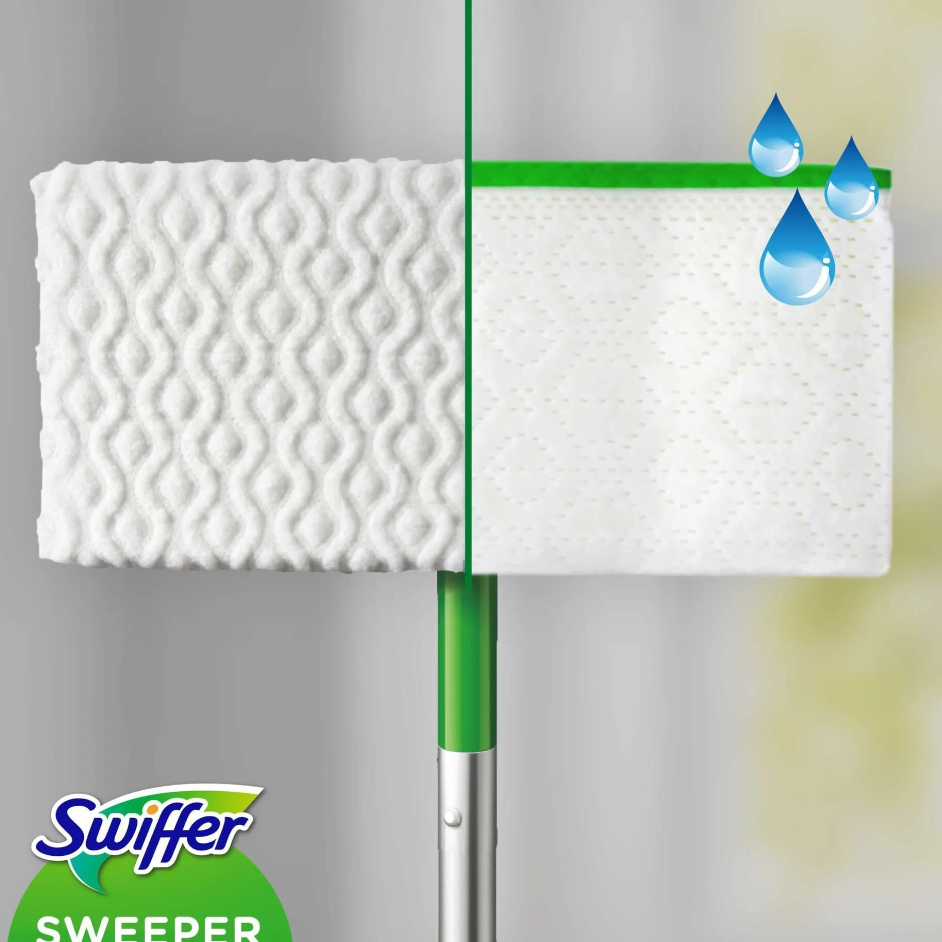 Swiffer Sweeper Startkit 1 mopp, 8 torra rengöringsdukar & 3 fuktiga golvdukar