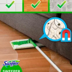 Swiffer Sweeper Startkit 1 mopp, 8 torra rengöringsdukar & 3 fuktiga golvdukar
