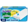 Swiffer Wet Fuktiga Dammtrasor För Golv Med Citrondoft, 24 st