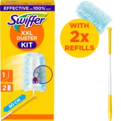 Swiffer XXL Duster Kit, 1 Handtag & 2 Damvippa refiller
