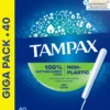 Tampax Super Tamponger med pappersapplikator 40 st
