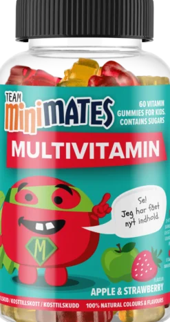 Team MiniMates Multivitamin Strawberry 60 tuggtabletter