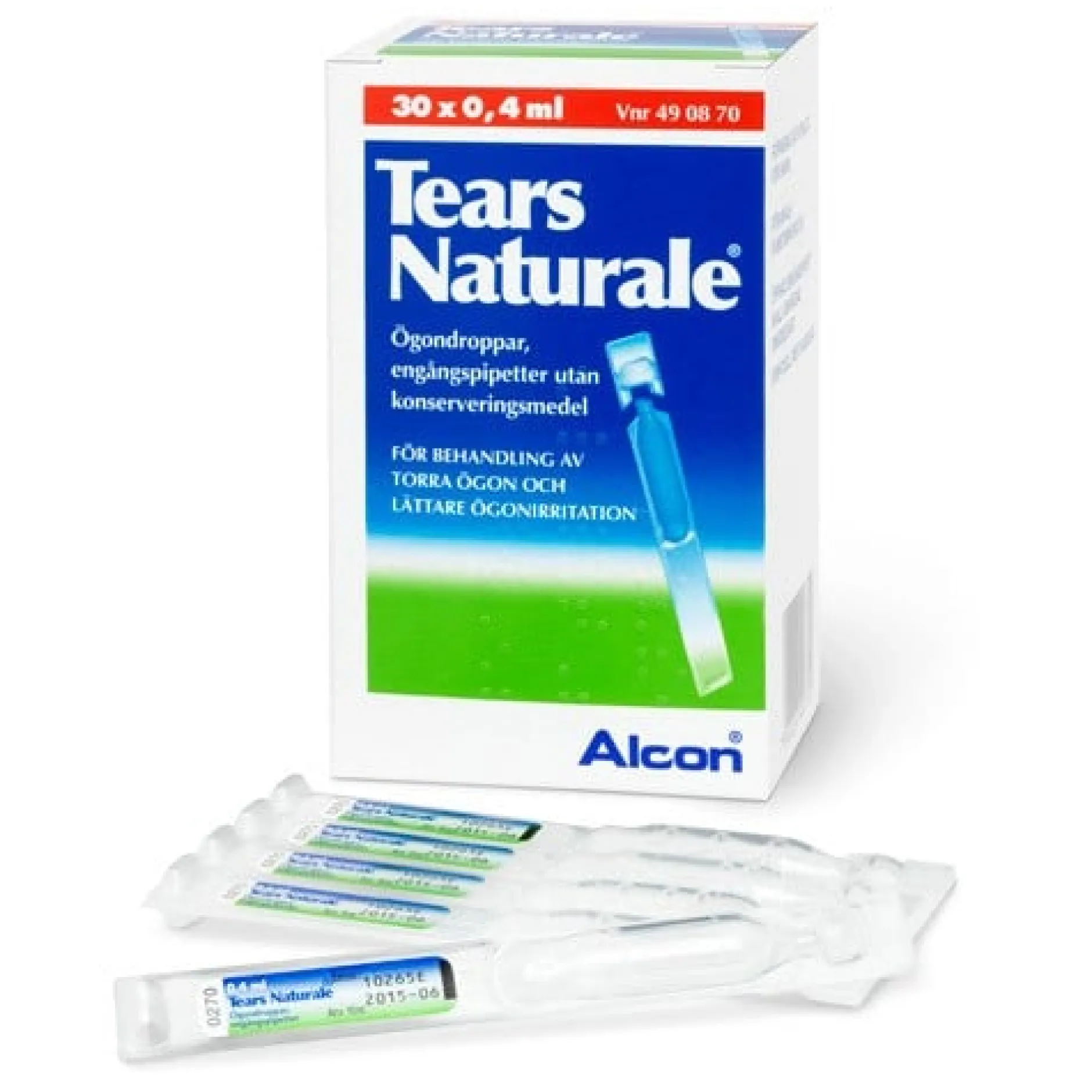 Tears Naturale lösning i endosbehållare 3 mg/ml + 1 mg/ml, 30st
