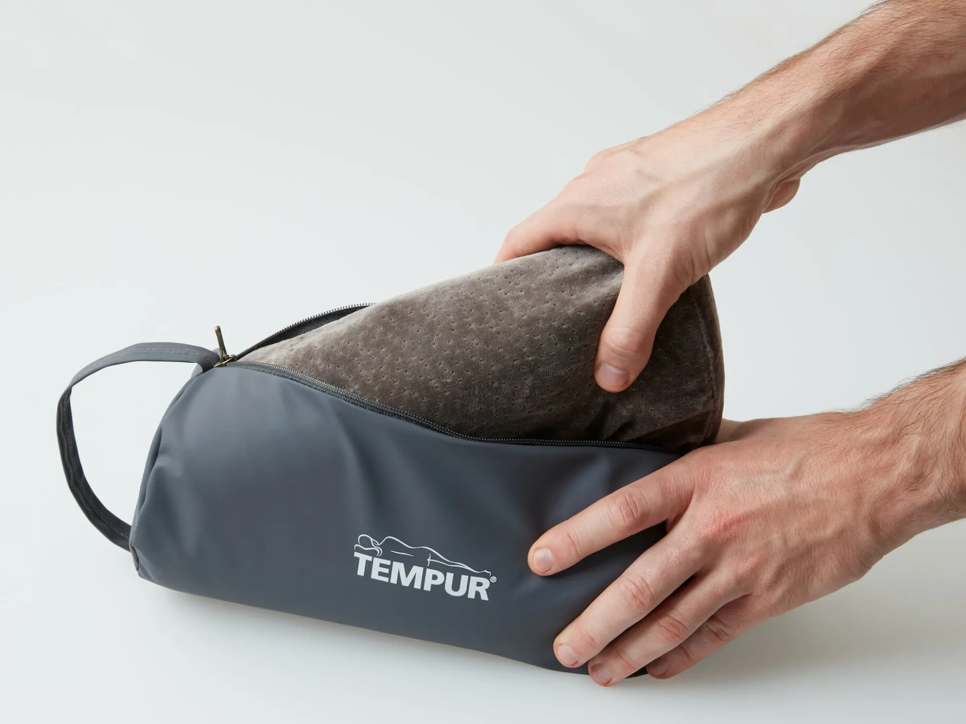 TEMPUR Resekudde Ergonomisk Grå 1 st