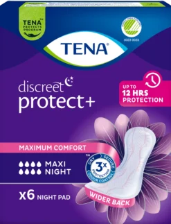 TENA Discreet Maxi Night 6 st