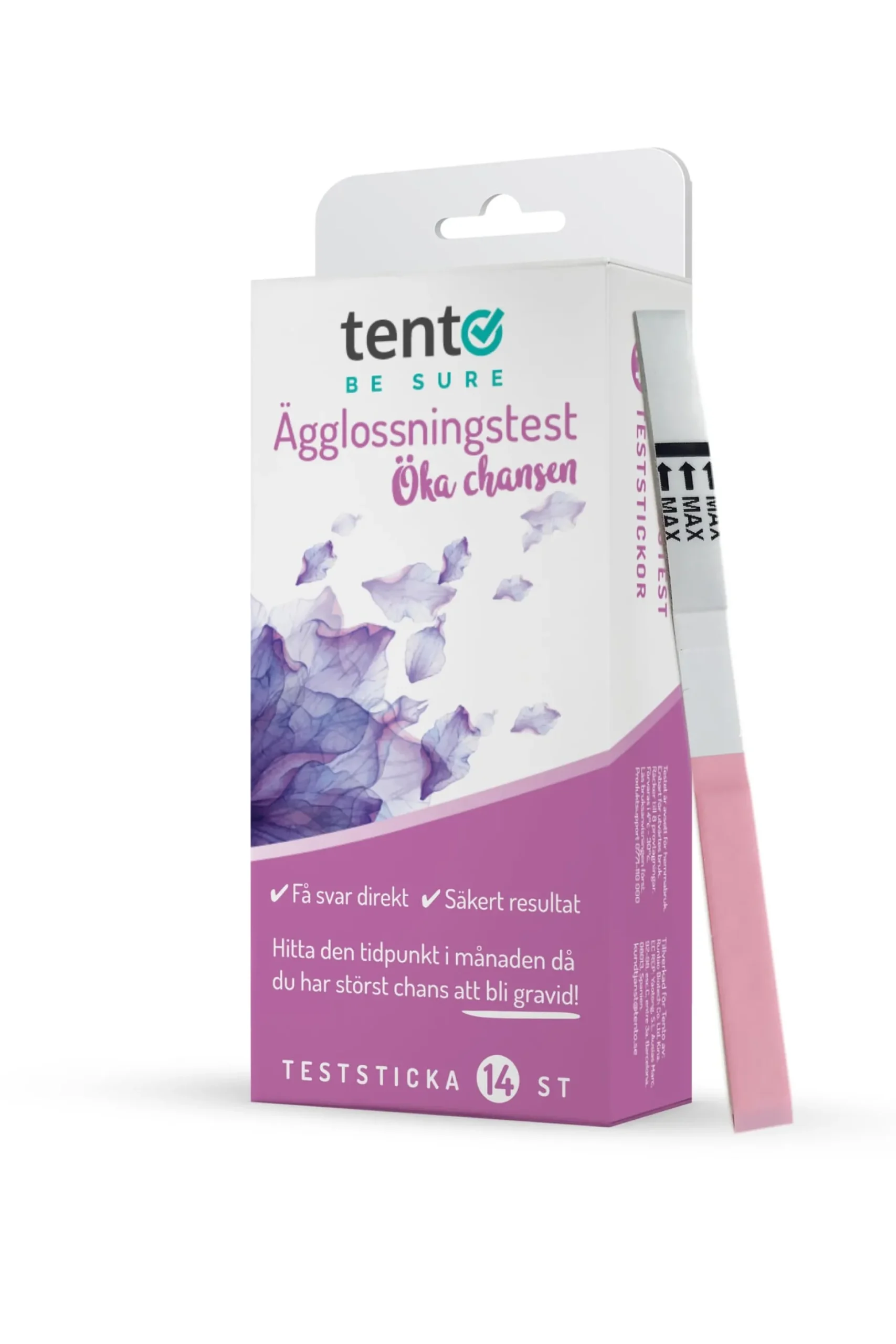 tento BE SURE Ägglossningstest Sticka 14 st
