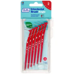 TePe Angle Vinklad Mellanrumsborste 0,5mm Röd 6-pack