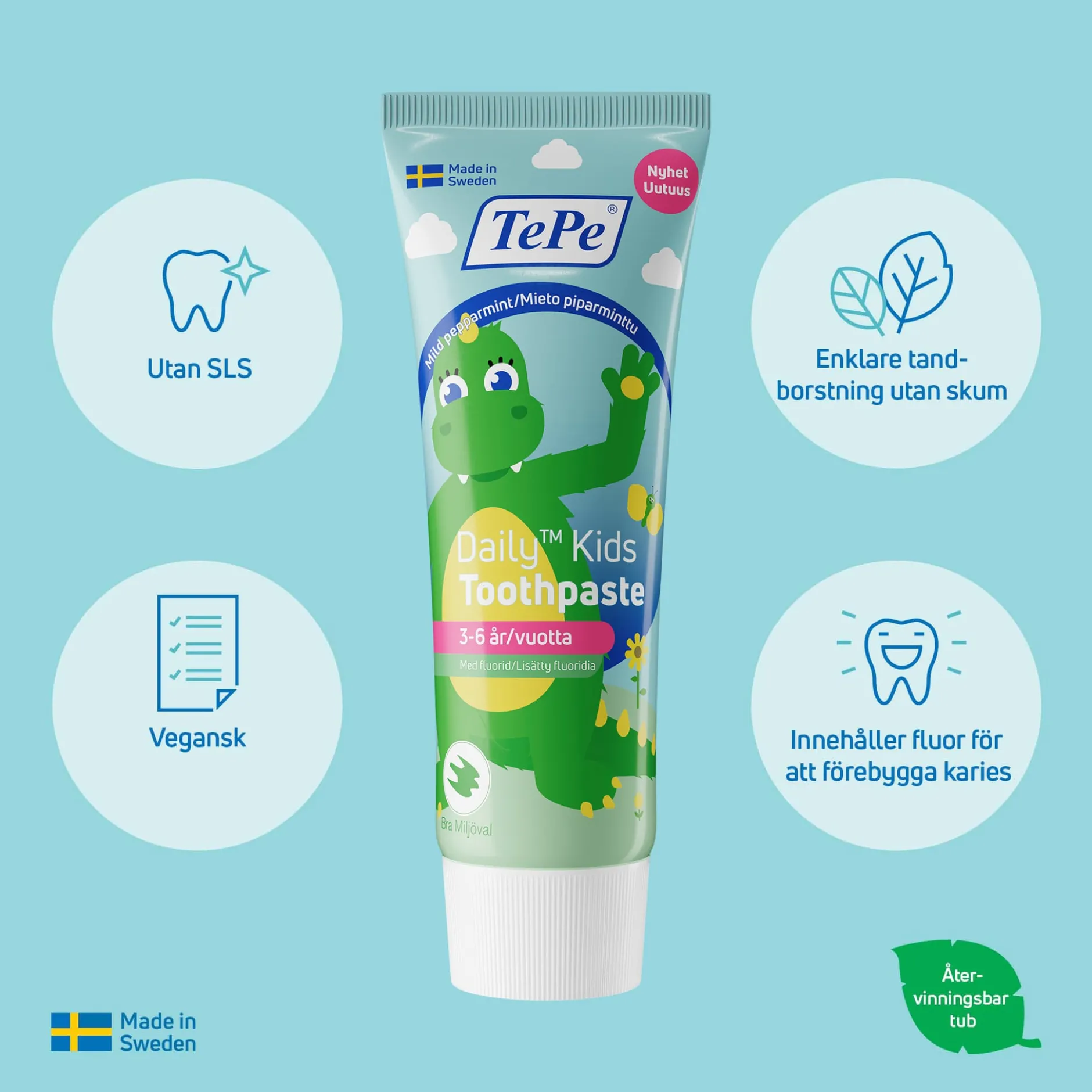 TePe Daily Kids Toothpaste 75 ml