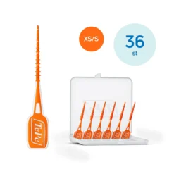 TePe EasyPick XS/S Tandpetare Orange 36-pack